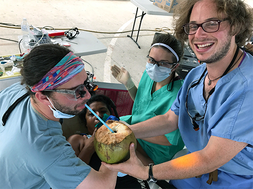 LSU Health dental students in Mexico